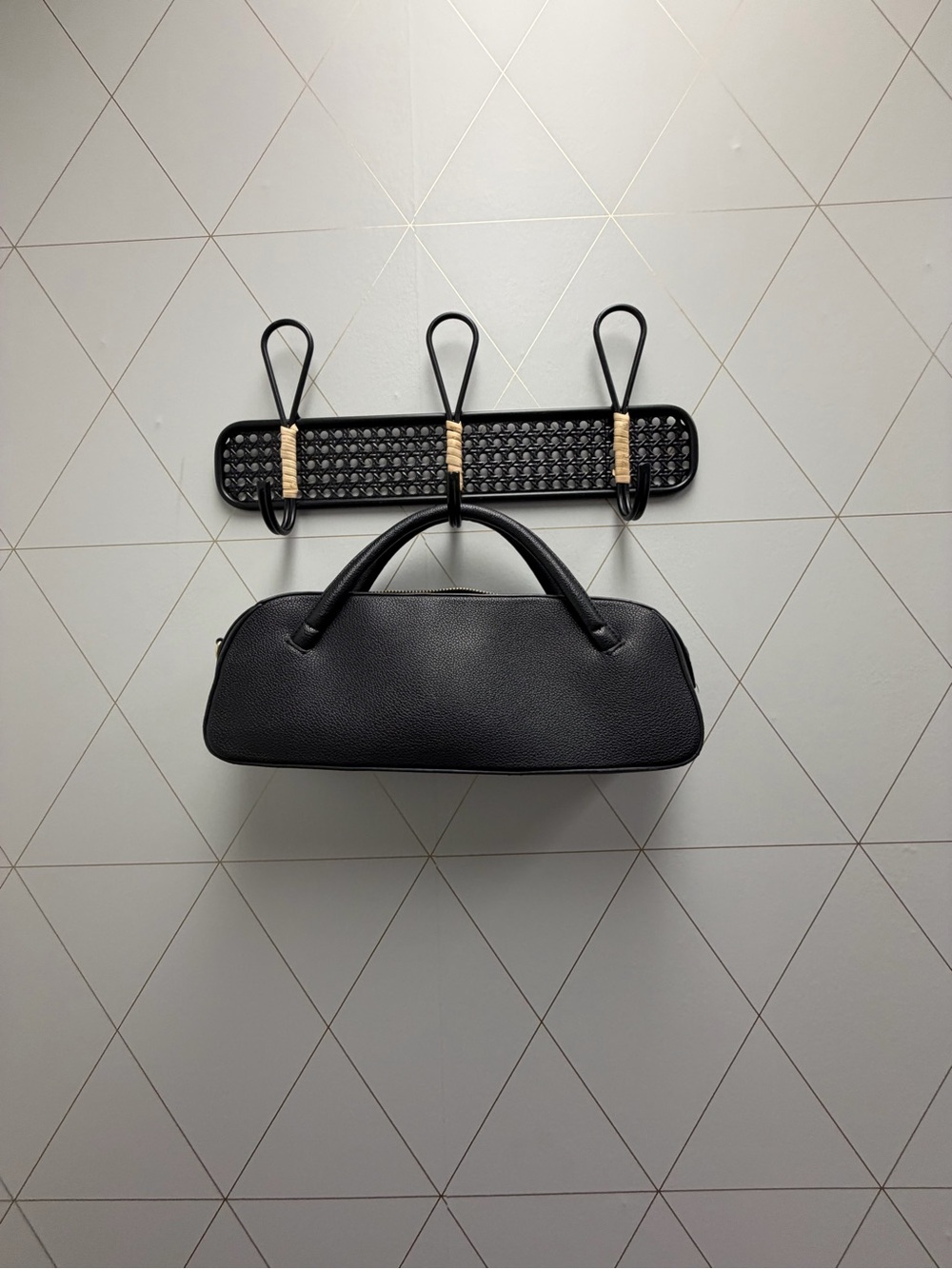Old Navy x Devil Wears Prada Nigel Black Faux Leather Handbag Purse